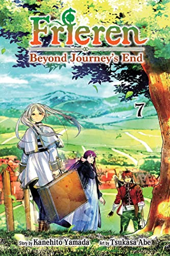 Manga cover art featuring three characters walking through a scenic landscape under a tree.
