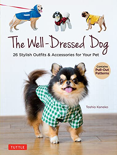 Book cover featuring a small, fluffy dog wearing a green plaid shirt.
