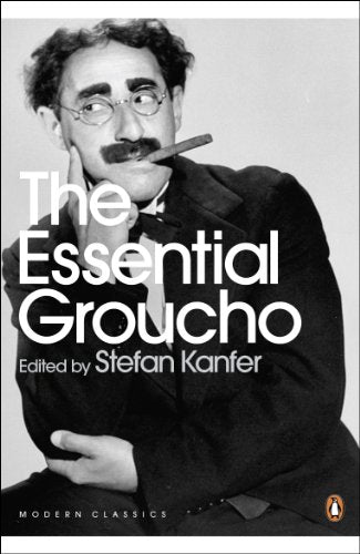 Book cover featuring a black and white portrait of Groucho Marx with a cigar.