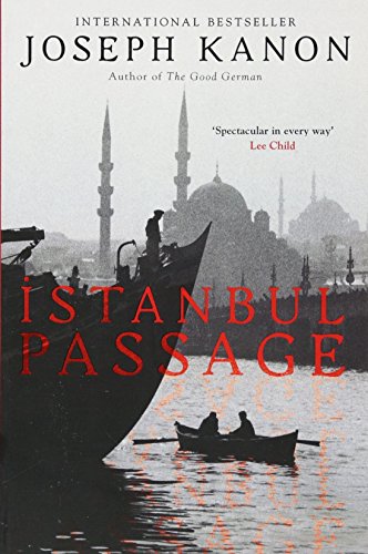 Book cover: "Istanbul Passage" with a boat and Istanbul skyline.