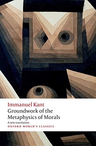 Book cover for Immanuel Kant's Groundwork of the Metaphysics of Morals with abstract geometric art.