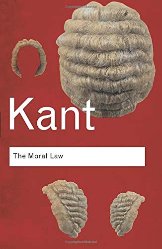 Book cover: "The Moral Law" by Kant, with legal wigs imagery.