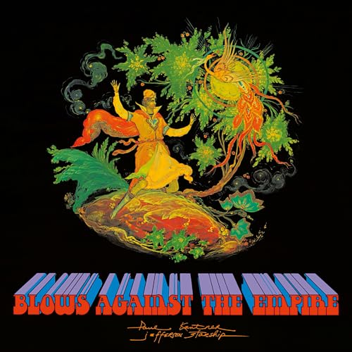 Album cover art featuring a stylized figure and phoenix against a black background.