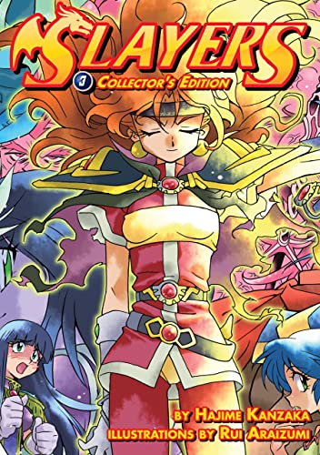 Slayers" manga volume 3 cover featuring a female character in orange and red.