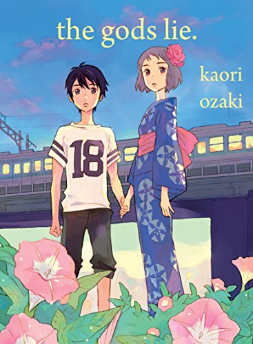 Book cover: two young people holding hands, flowers in foreground.