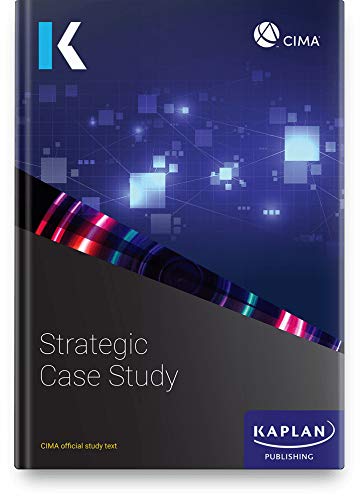 Blue and black textbook cover with “Strategic Case Study” title and logos.