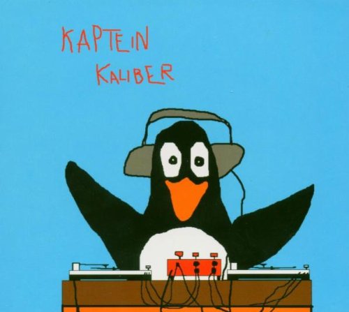 CD packaging for Kaptein Kaliber’s remastered album, featuring colorful, likely cartoonish, cover art.