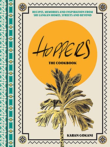 Book cover titled Hoppers featuring a large yellow sun and palm tree illustration.