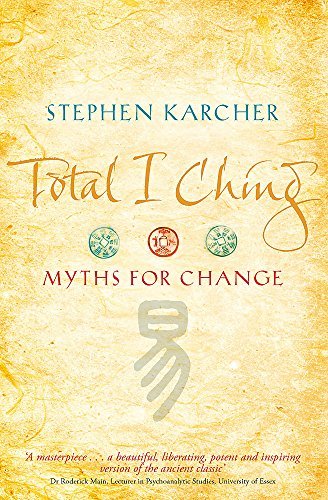 Book cover: “Total I Ching” by Stephen Karcher, with I Ching symbols.