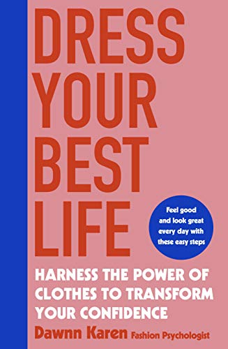 Book cover with large red text: "Dress Your Best Life" and author's name.