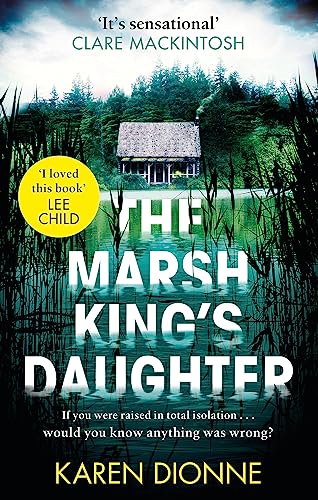 Book cover depicting a small cabin surrounded by dark marshland and trees.