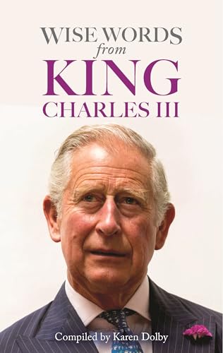 Book cover featuring a portrait of King Charles III in a suit.