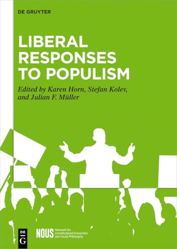 Book cover: "Liberal Responses To Populism" with silhouetted crowd imagery.
