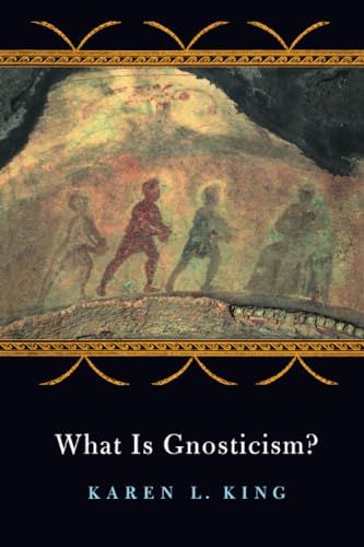 Book cover for “What Is Gnosticism?” featuring ancient figures in a landscape.