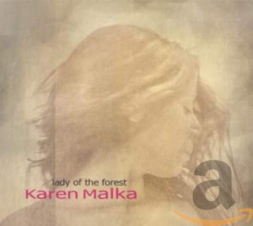 CD cover for "Lady of the Forest" by Karen Malka, abstract portrait.