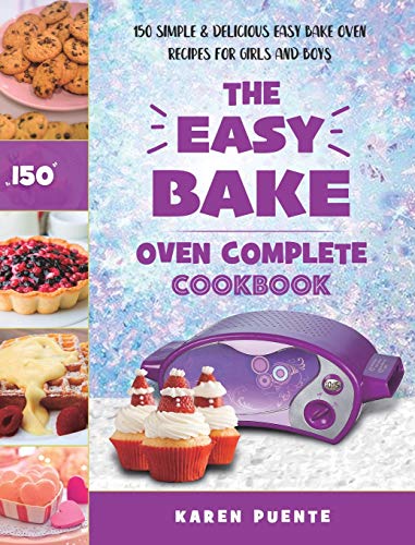 Cookbook cover featuring a purple Easy Bake Oven and baked goods.