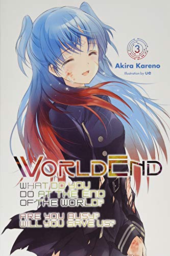Manga volume cover featuring a blue-haired girl in a school uniform.