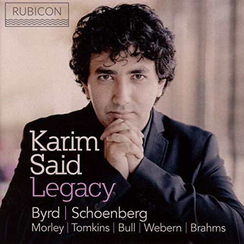 CD cover featuring a portrait of pianist Karim Said with composer names.