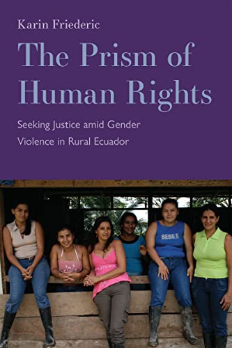 Book cover with title and image of women in Ecuador.