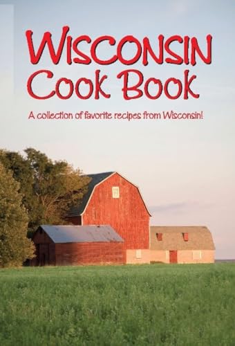 Wisconsin Cookbook cover with a red barn in a green field.