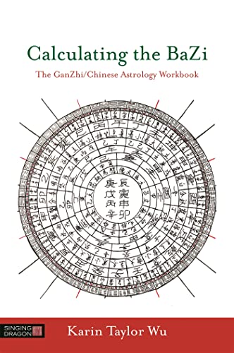 Book cover with a circular Chinese astrology chart and title "Calculating the BaZi".