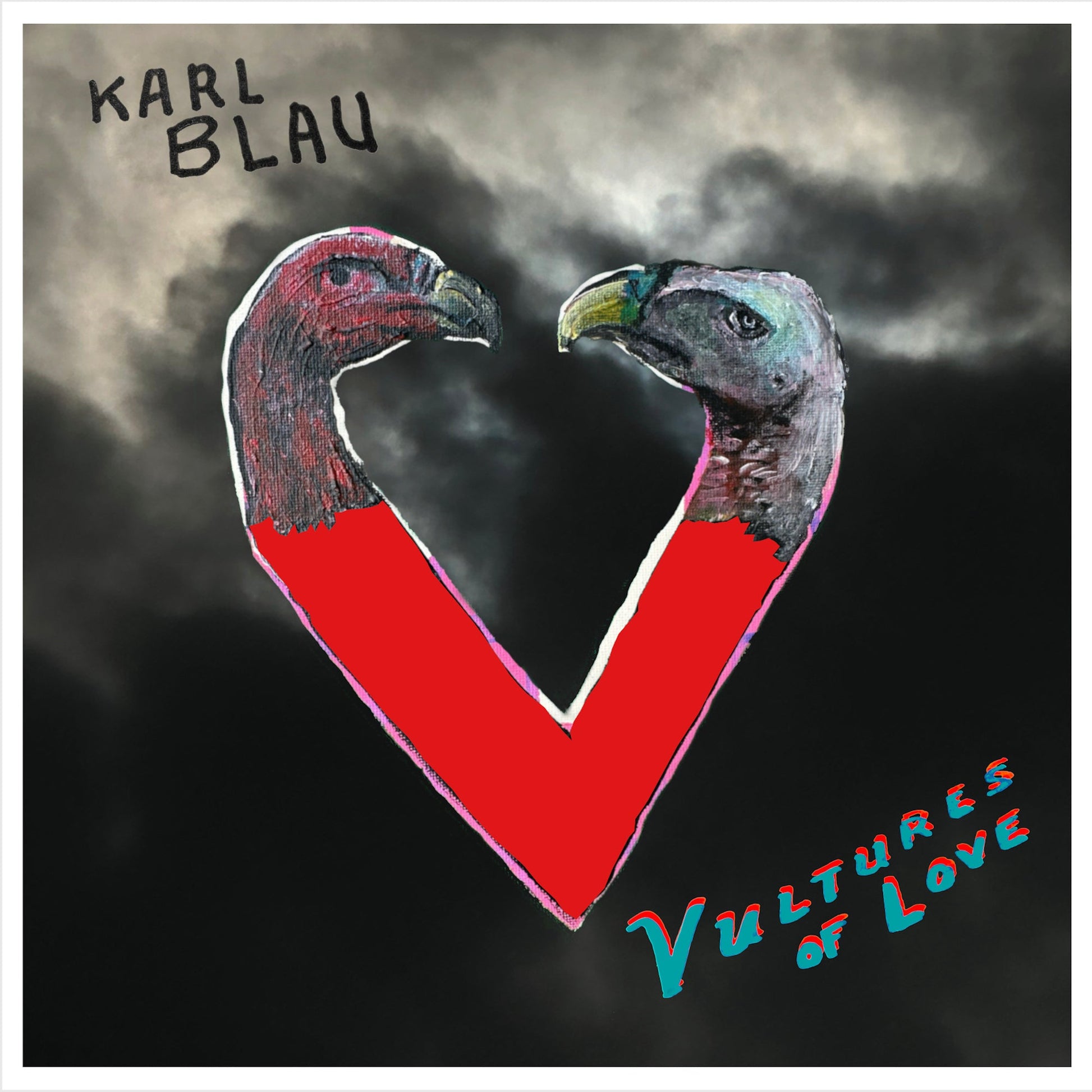 CD cover: two vulture heads forming a red heart shape.