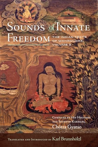 Book cover: “Sounds of Innate Freedom,” featuring a painted Buddhist image.