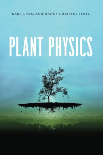 Book cover: “Plant Physics” with a silhouetted tree on a blue gradient.