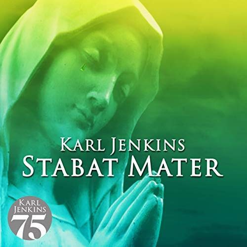 CD cover for Karl Jenkins’ “Stabat Mater” featuring a veiled Madonna.