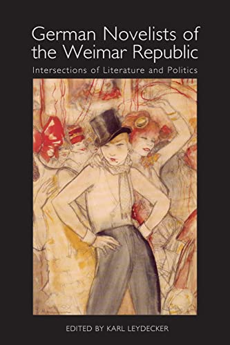Book cover: “German Novelists of the Weimar Republic” with art deco figures.