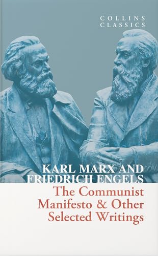 Book cover featuring busts of Karl Marx and Friedrich Engels, with red title.
