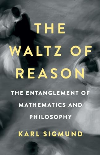 Book cover: "The Waltz of Reason" by Karl Sigmund, with blurred figures.