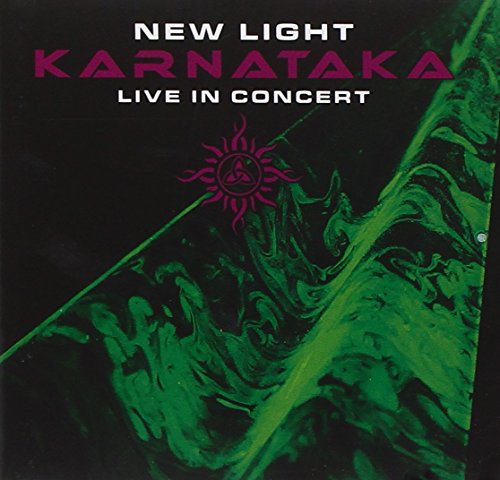 Karnataka "New Light" live concert album cover, dark green and black.
