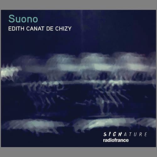 CD cover for Edith Canat De Chizy’s “Suono,” with abstract figures.