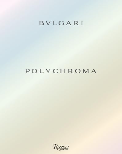 Book cover for "BULGARI Polychroma" with blurred, colorful background.