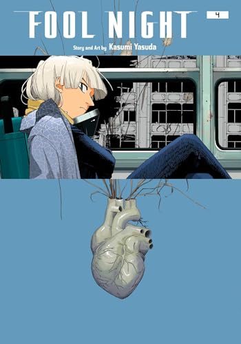 Fool Night, Vol. 4" cover: woman on a train with a floating heart.