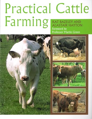 Book cover: "Practical Cattle Farming" featuring various cattle breeds.