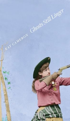 Book cover: woman in vintage clothing aiming a rifle.