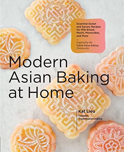 Cookbook cover featuring ornate Asian mooncakes and the title "Modern Asian Baking at Home".