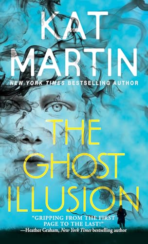 Book cover: “The Ghost Illusion” with a blurred face and smoke effects.
