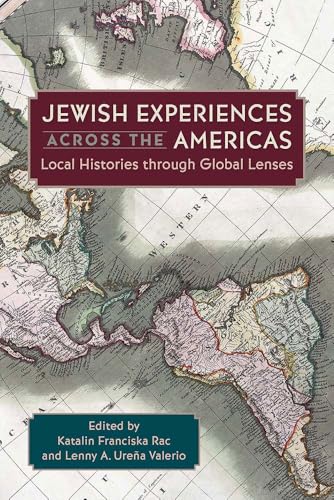 Book cover with map background and title: "Jewish Experiences Across the Americas".