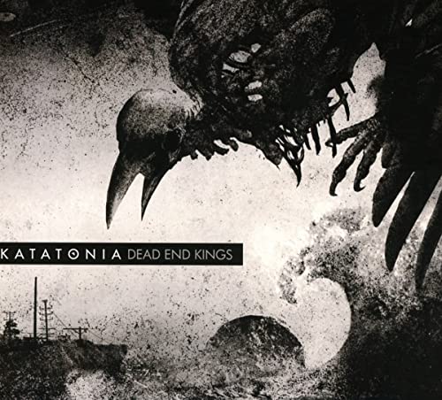 CD cover for Katatonia’s “Dead End Kings” featuring a dark bird image.