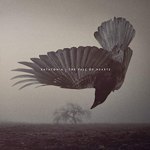 Album cover: Katatonia's "The Fall Of Hearts" featuring a descending bird.
