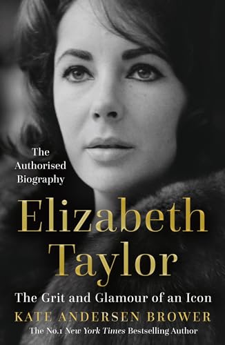 Close-up portrait of Elizabeth Taylor on a book cover.