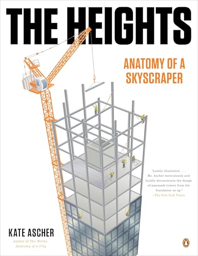 Book cover depicting a detailed, cutaway illustration of skyscraper construction.