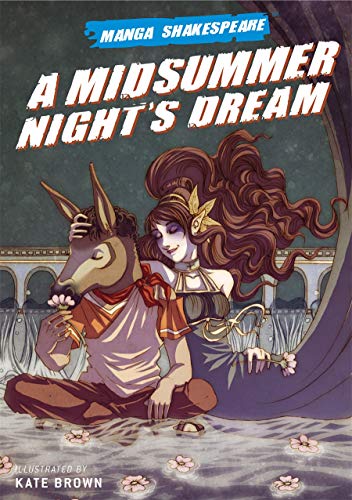 A Midsummer Night’s Dream" manga cover with a woman and donkey-headed man.