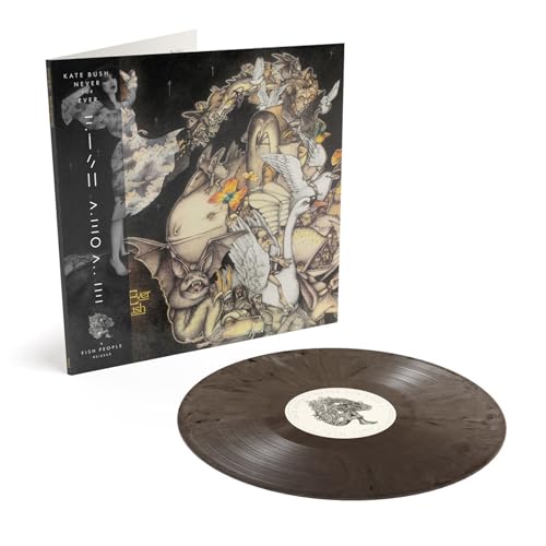 Kate Bush’s “Never For Ever” vinyl record and album cover art.