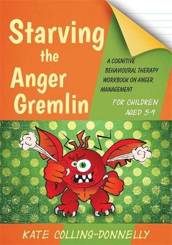 Book cover with cartoon red gremlin and text about anger management.