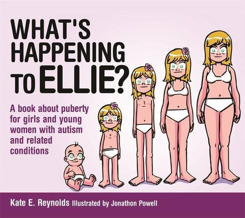 Book cover showing five illustrations of a girl growing from infancy to adulthood.