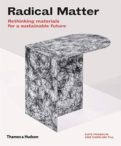 Book cover featuring a gray, textured table with the title “Radical Matter.”